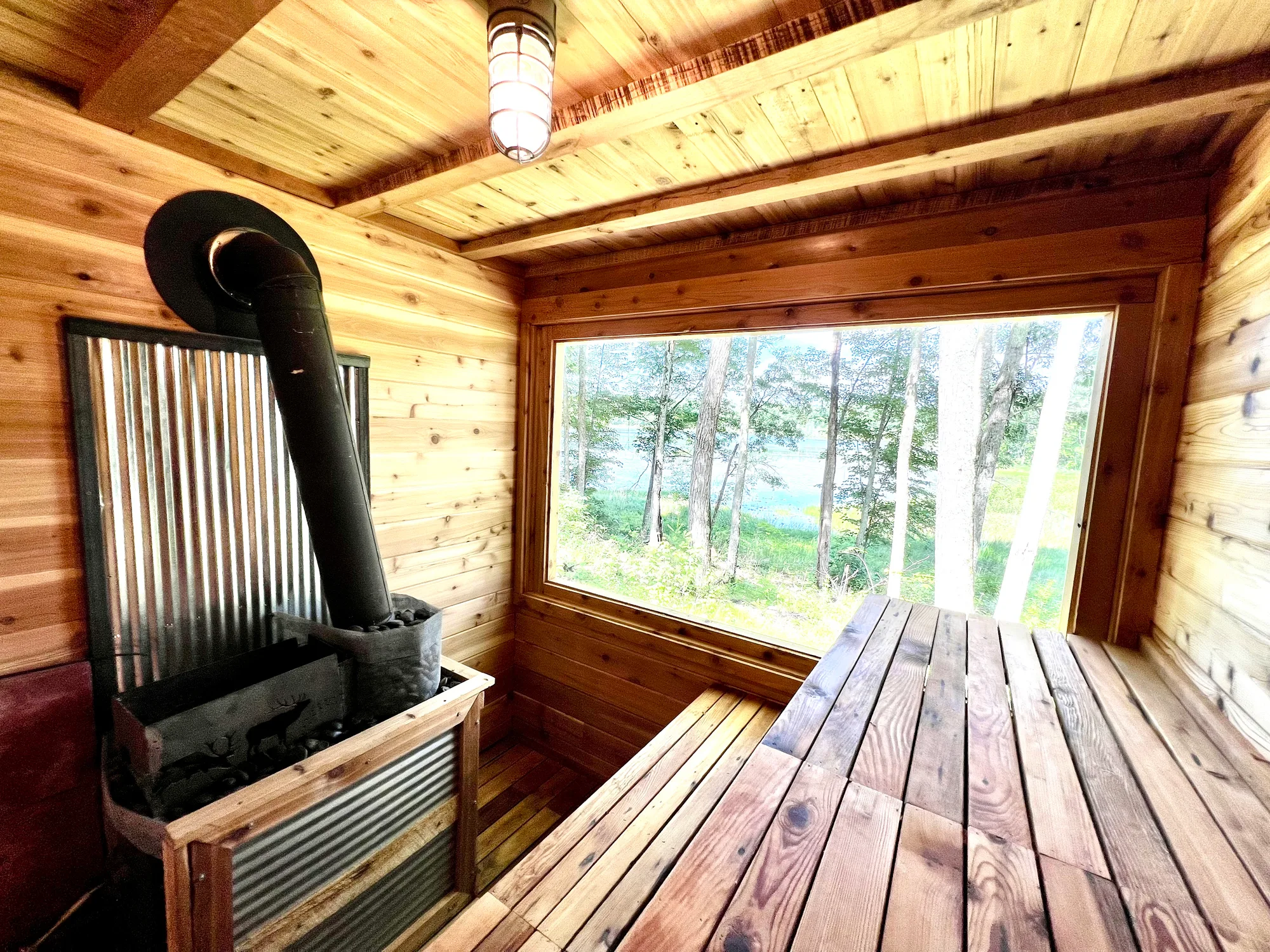 Brand-New Private Sauna at Cattail Chalet – Open Winter 2025/26