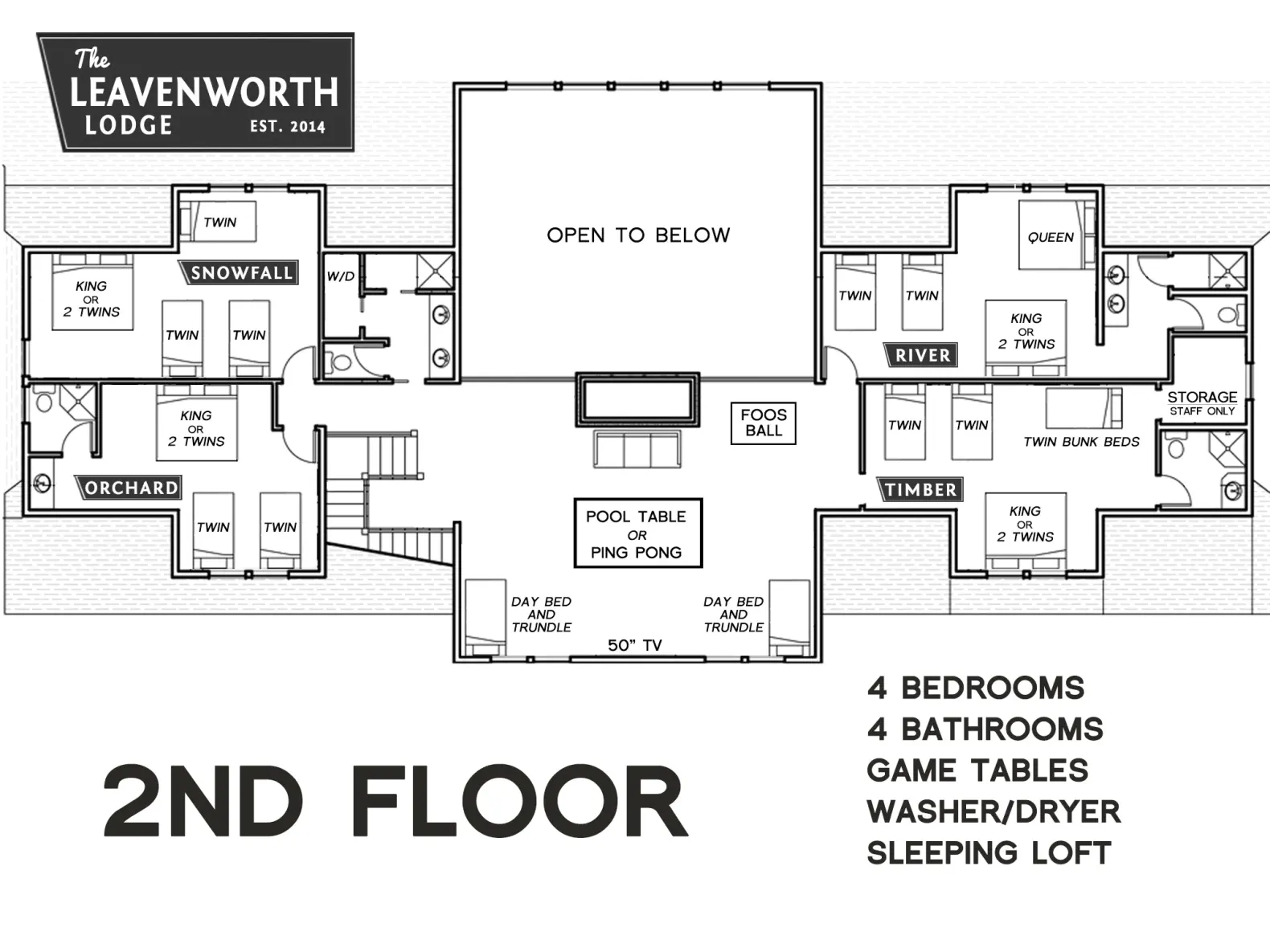 Second floor plan