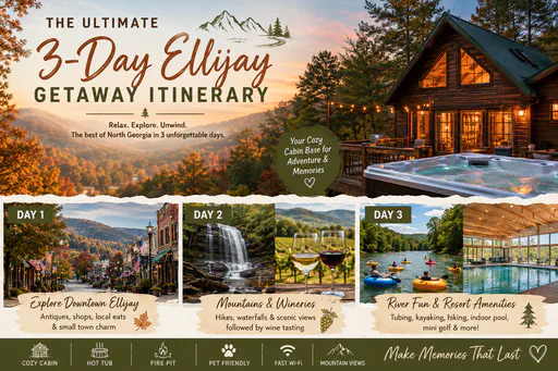 The Ultimate 3-Day Ellijay Getaway Itinerary