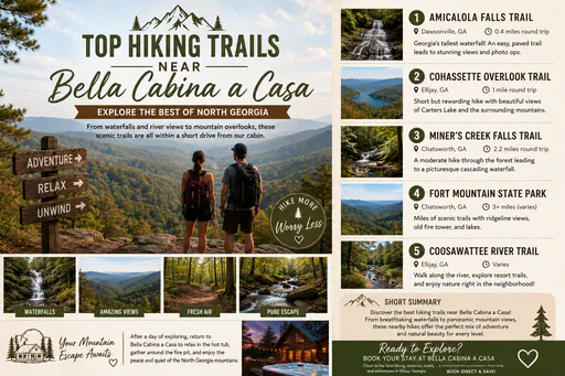 Top Hiking Trails Near Bella Cabina a Casa