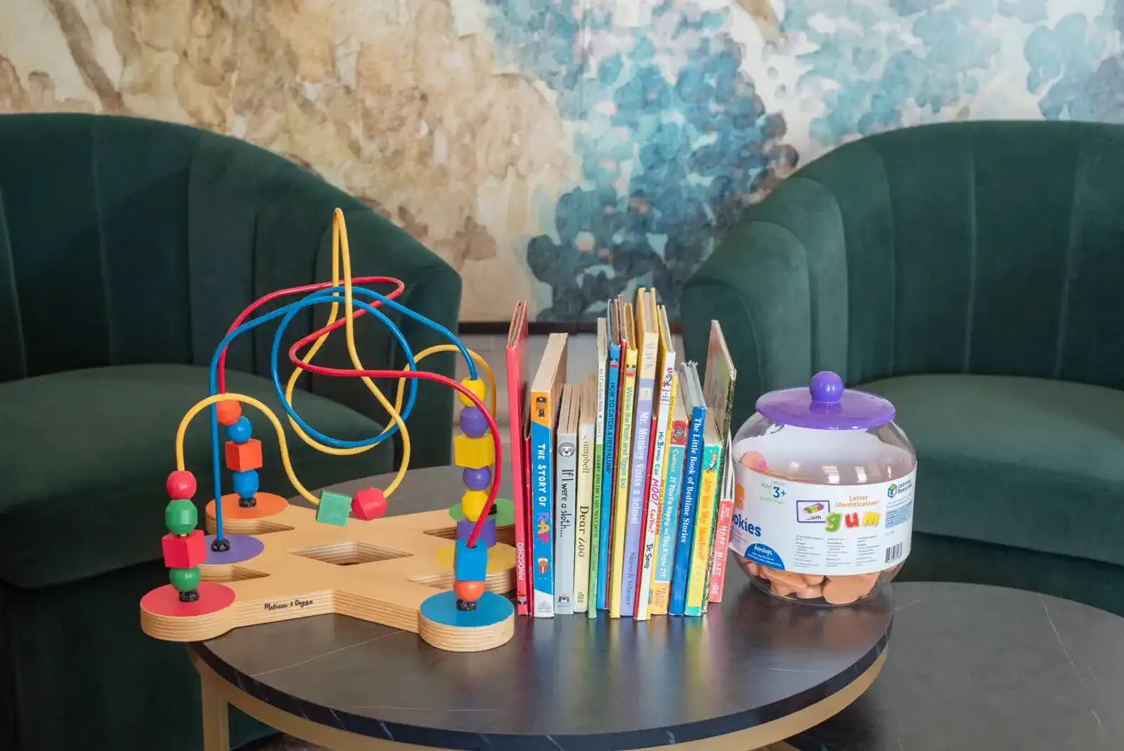 Fully prepared for little ones with toys, kids dishware, a highchair and travel crib. The home is also prepped with outlet covers and safety gates to keep your littles safe!