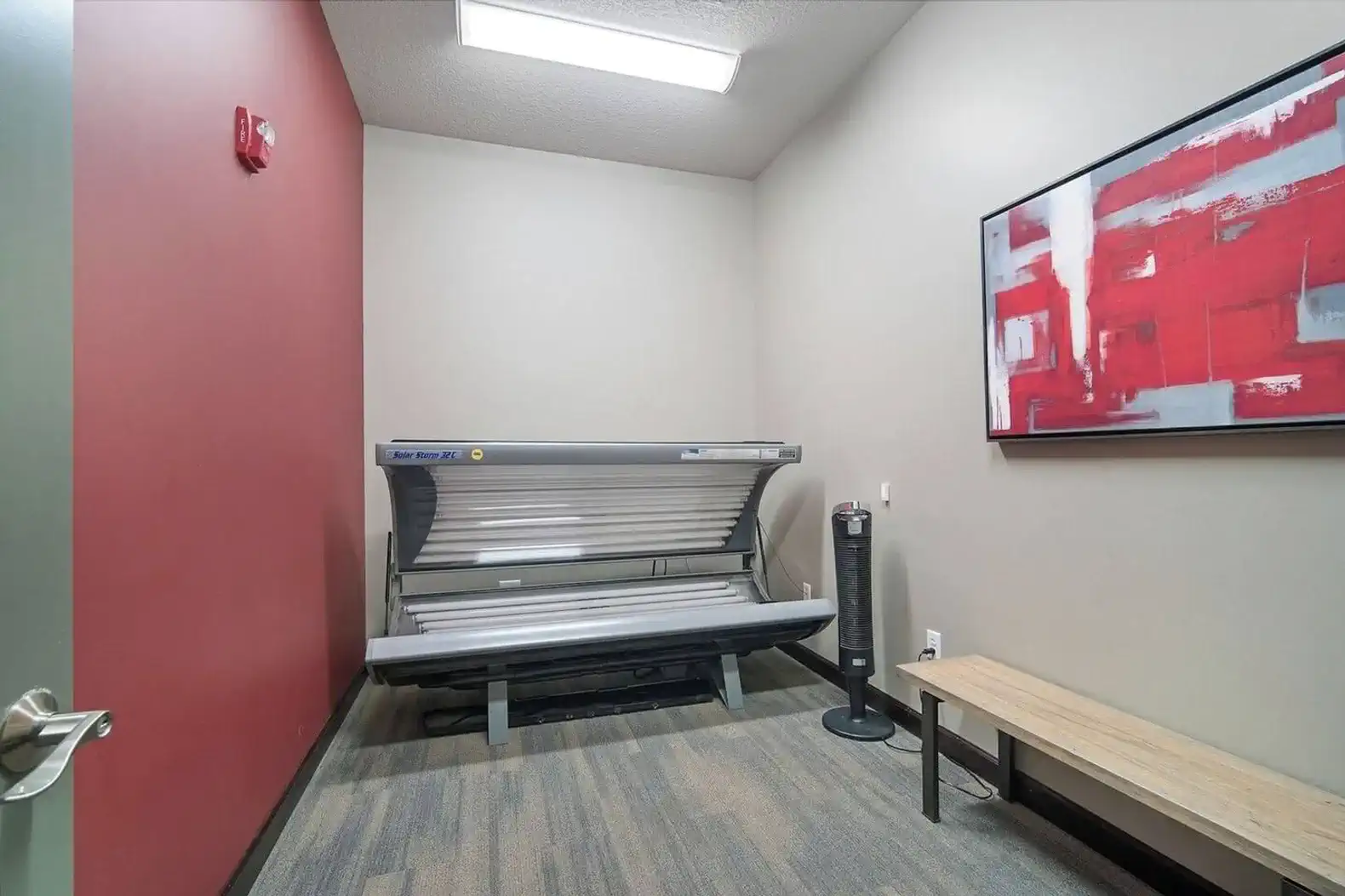 There is tanning bed in the clubhouse that is available for you to use during regular office hours.