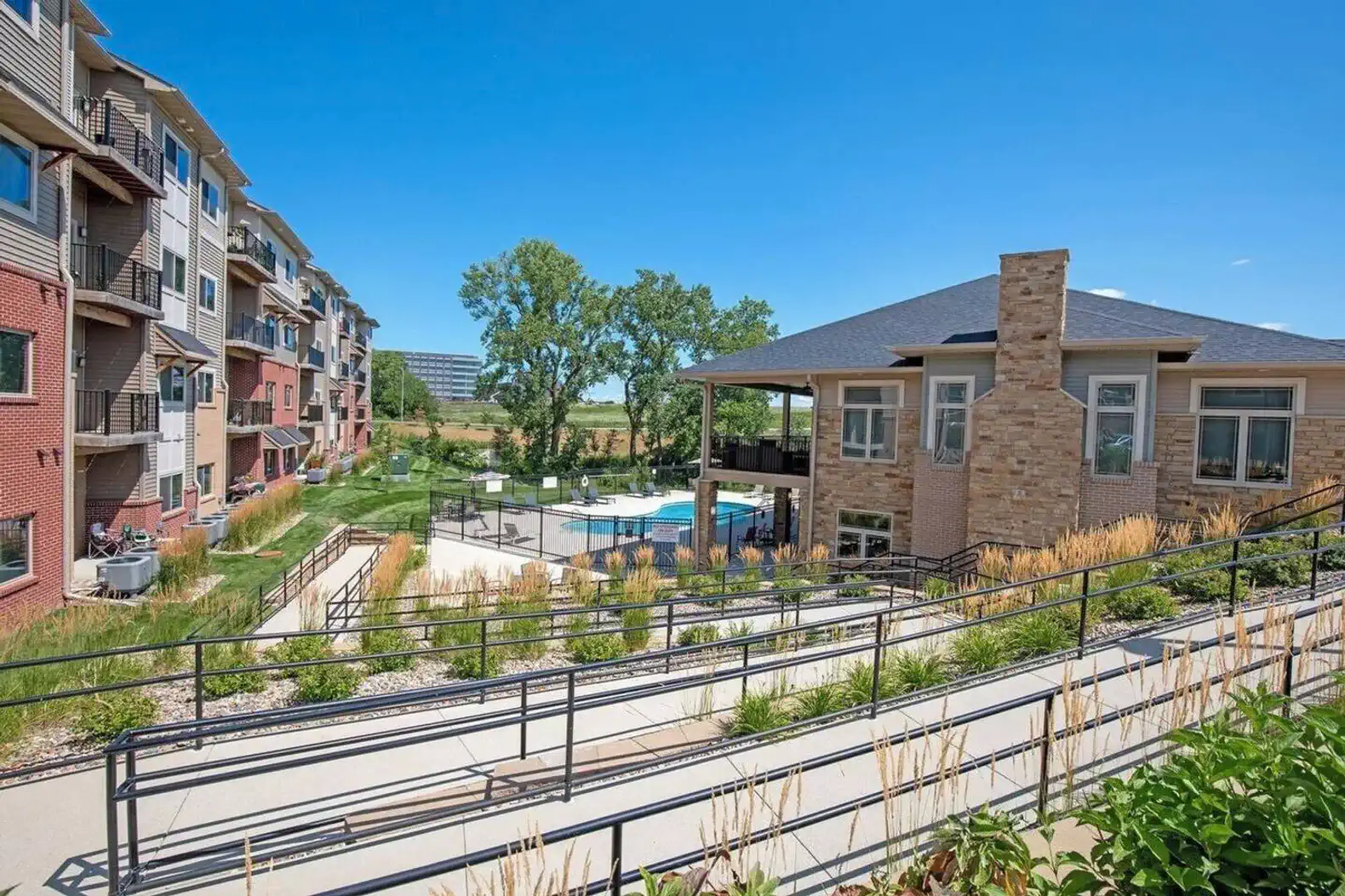 At the clubhouse you'll find the swimming pool, fitness center and more; all yours to enjoy!