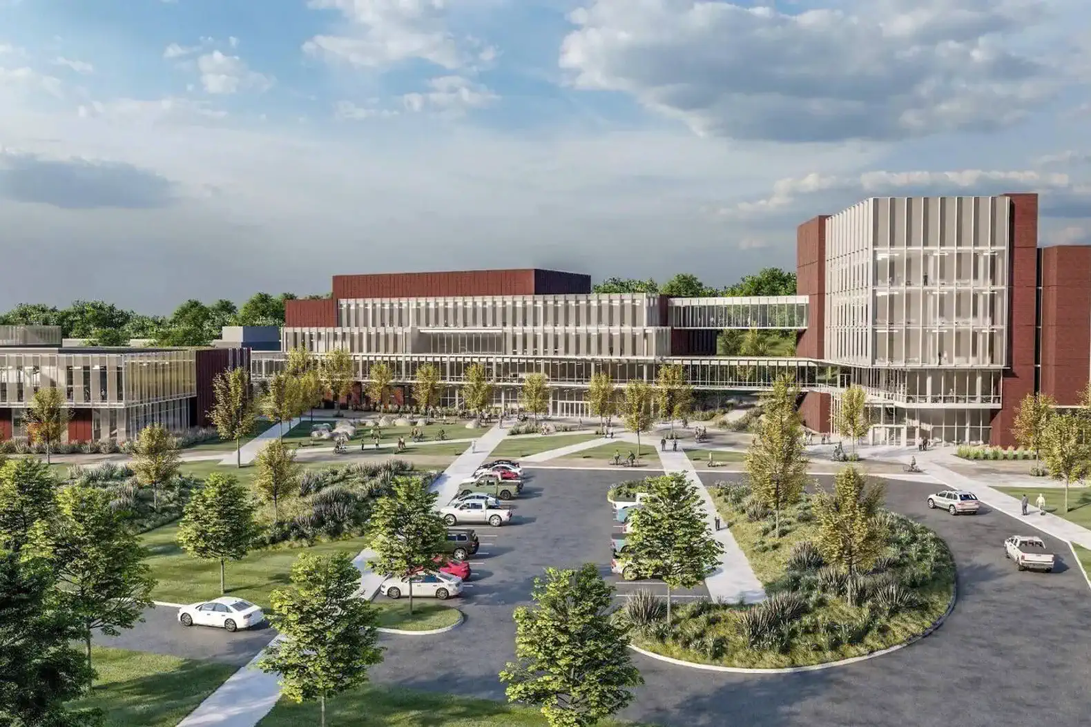Des Moines University brand new campus is located less than a 2 minutes away!