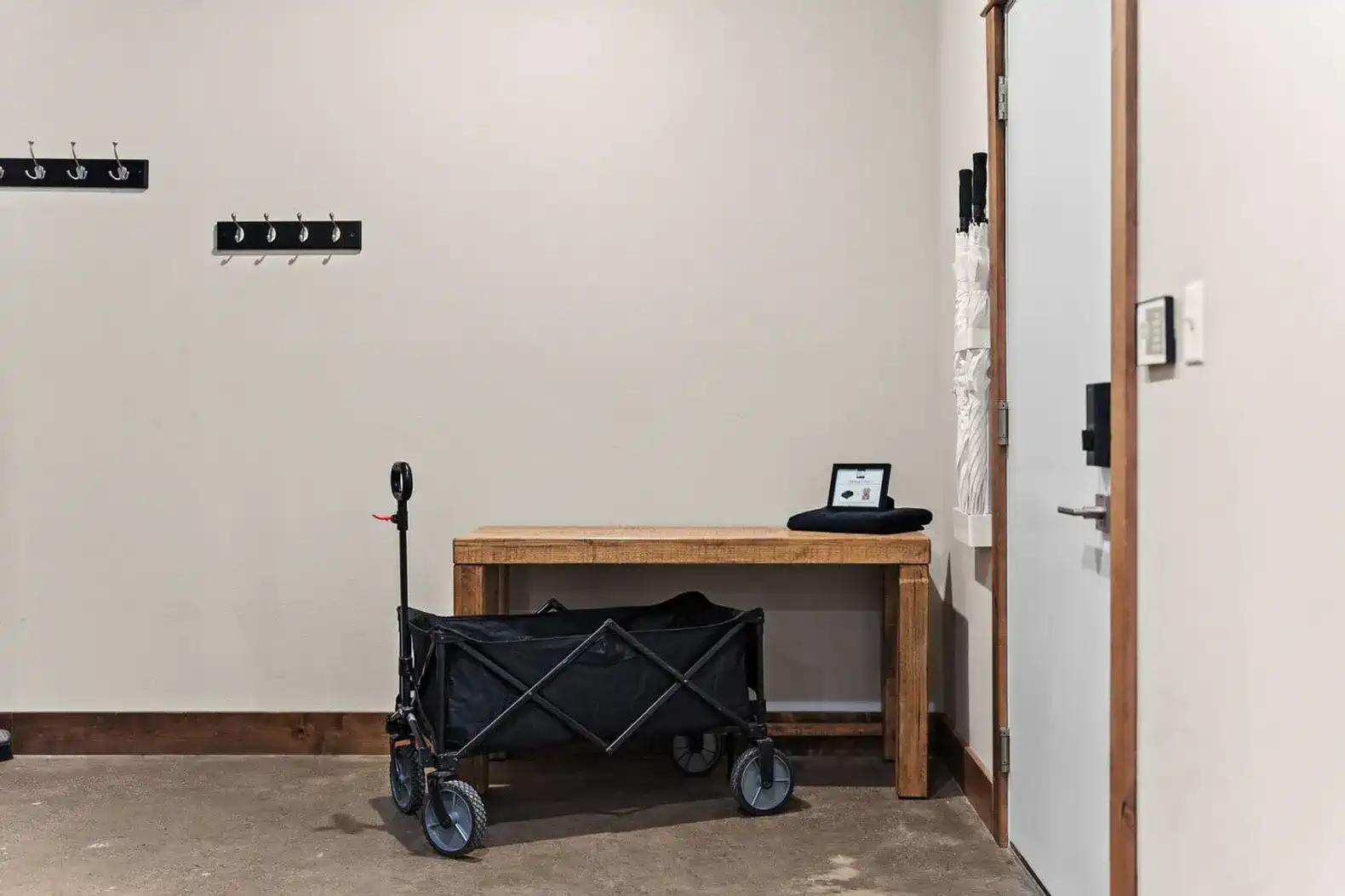 You're more than welcome to use the wagon during your stay, just be sure it is returned before you check-out!