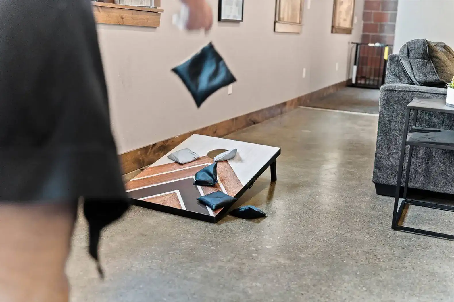 Or how about a game of cornhole?  Bags & boards are provided!