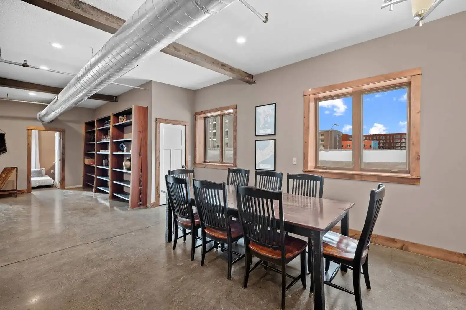 Gather around the dining room table for meals, games and so much more!