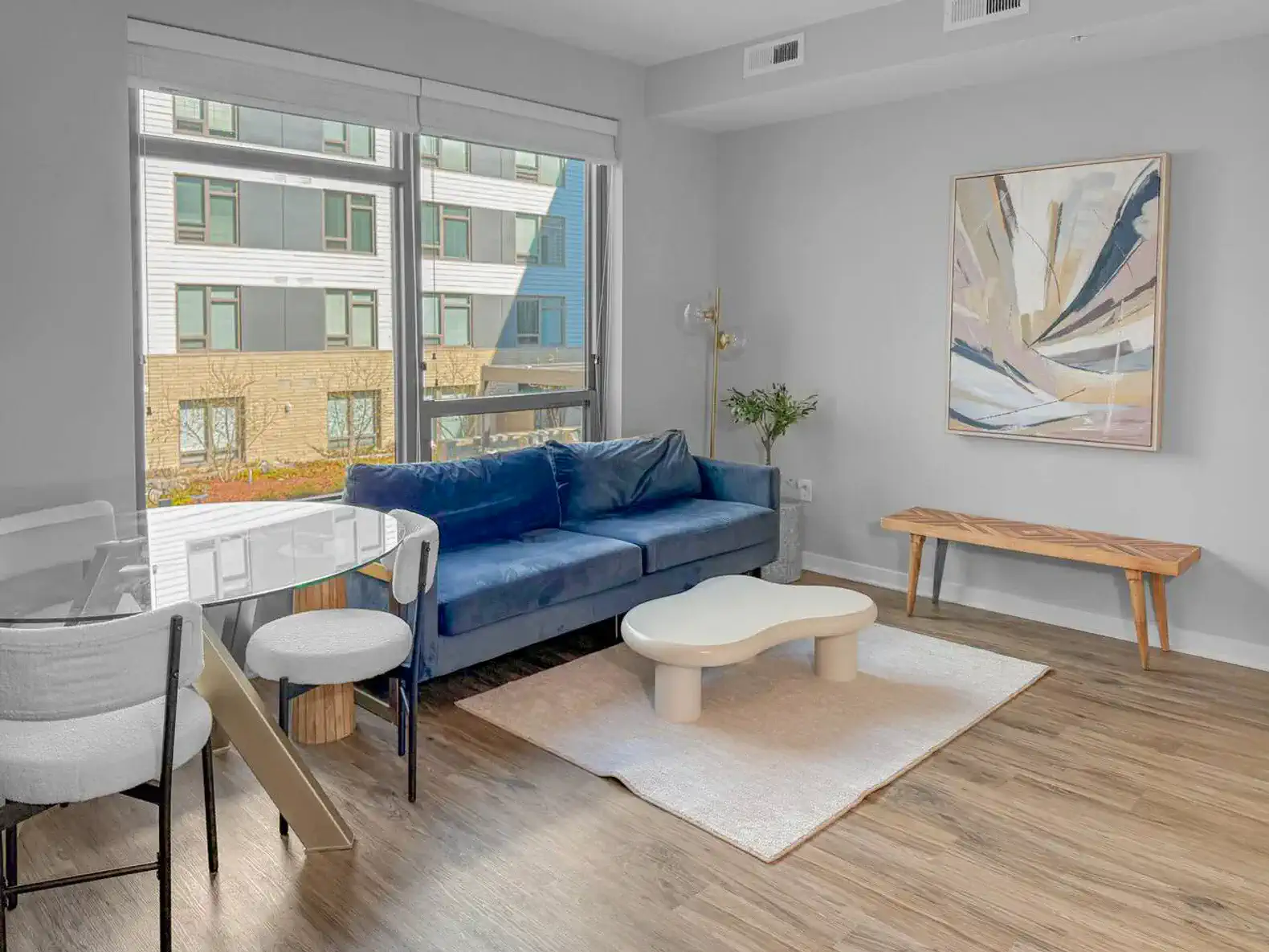 Sunlit & Chic Jr 1BR | Ballston Mall + Metro Walk