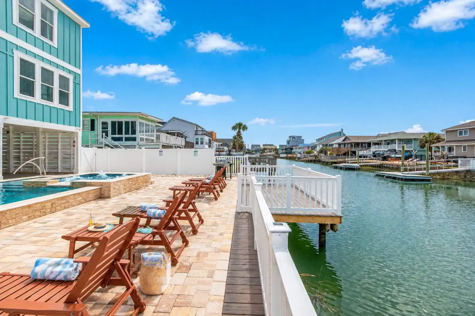 Come relax on our loungers overlooking the Channel.