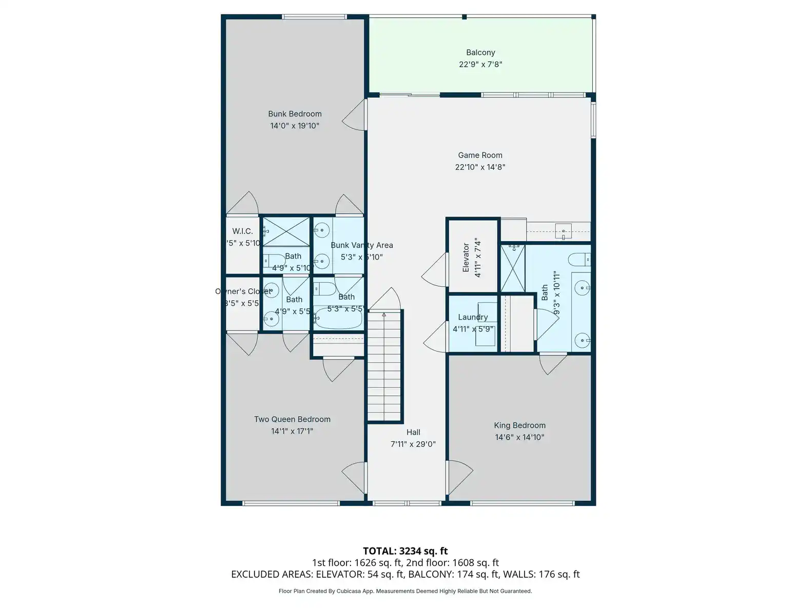 Second Floor Layout