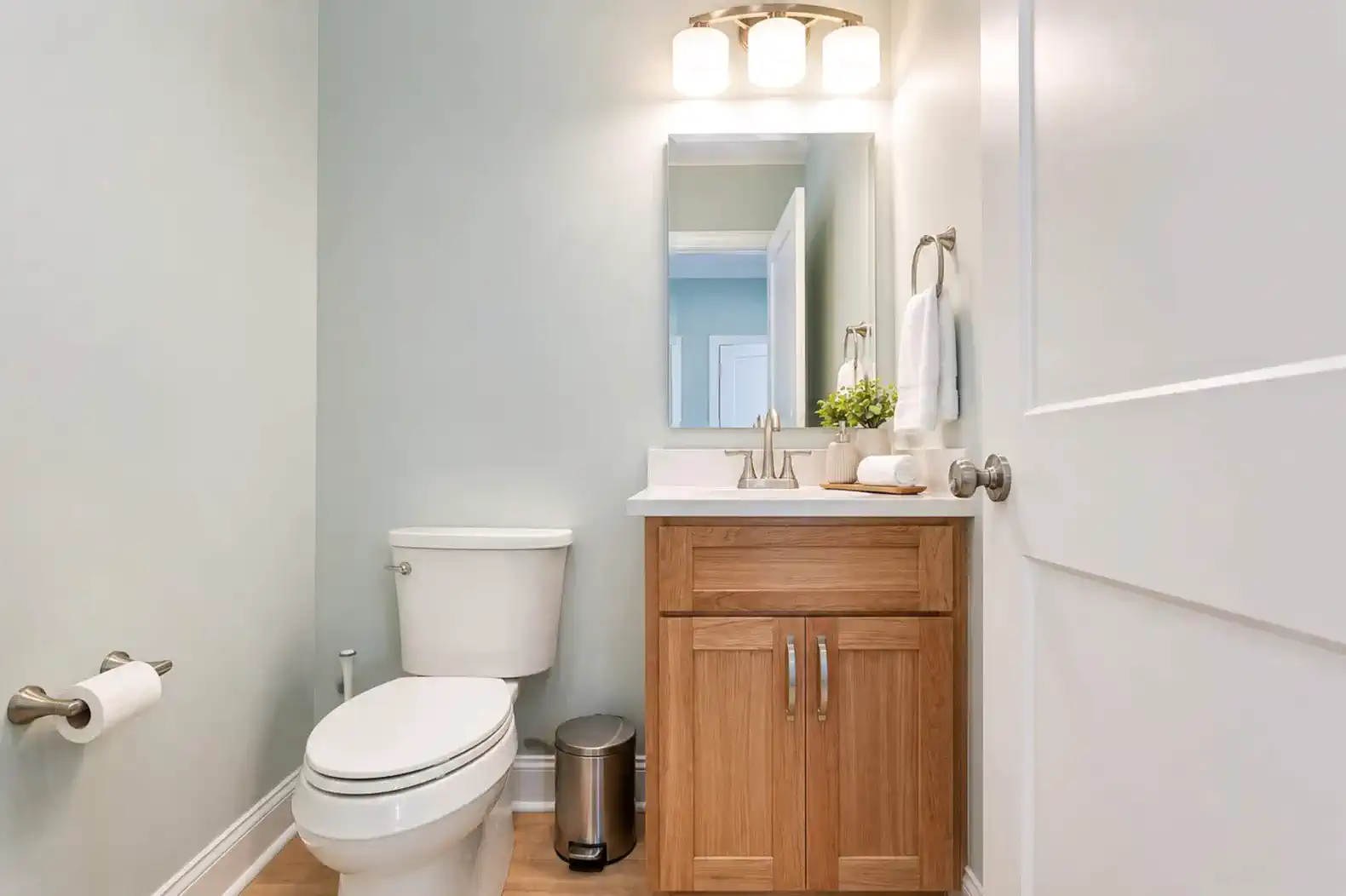 Half Bathroom off Kitchen/Living Area