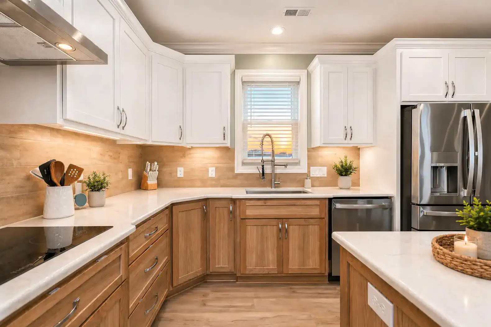 Beautiful prep area in the Kitchen