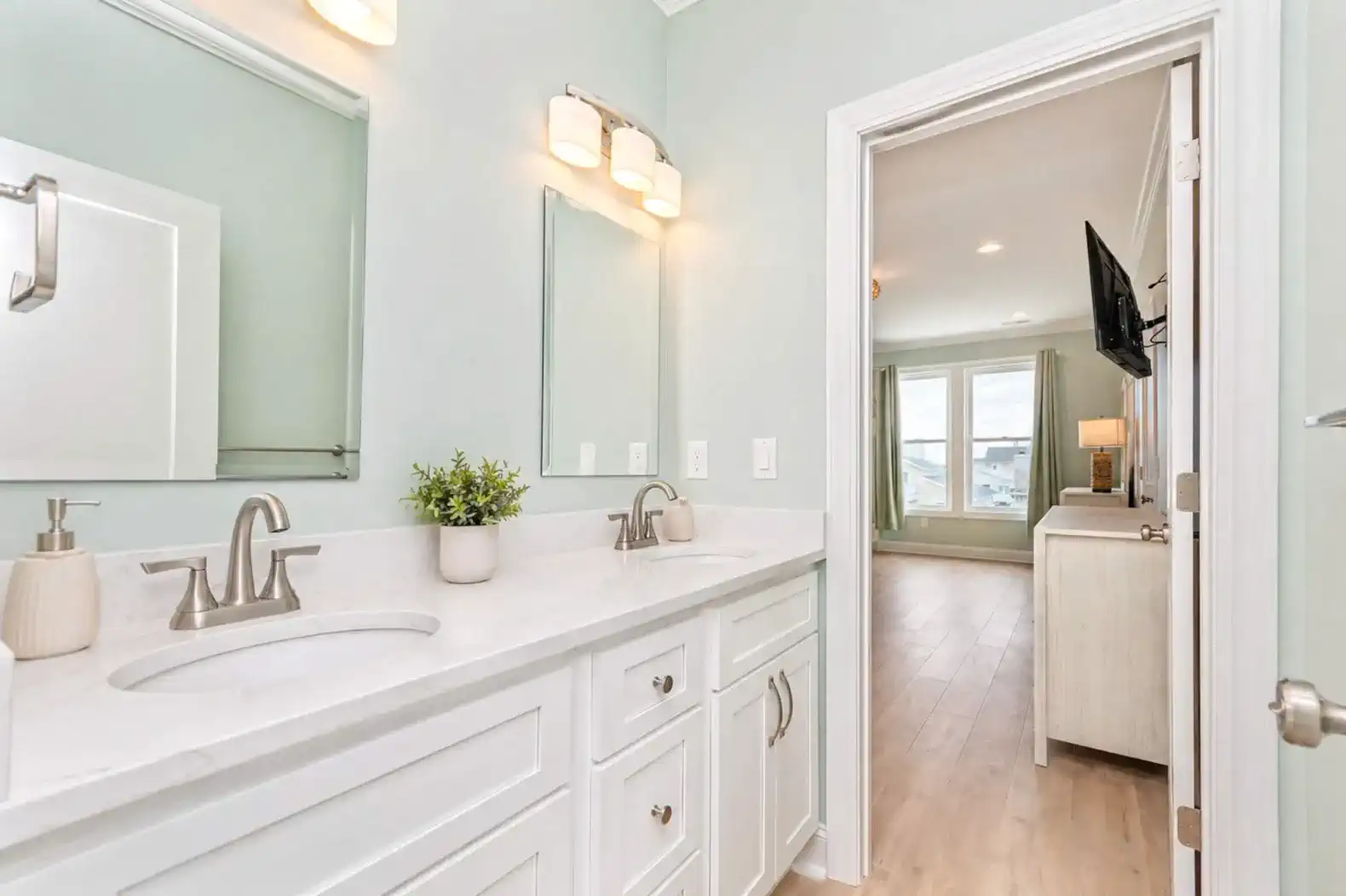 Bunk Room Bathroom Double Vanity
