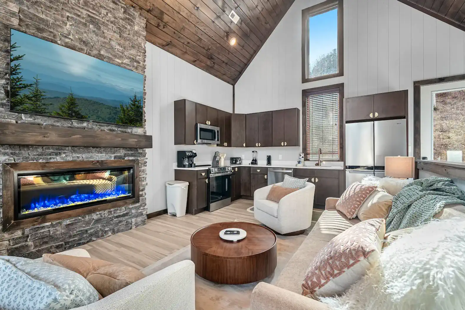 This open floor keeps natural light beautifully!