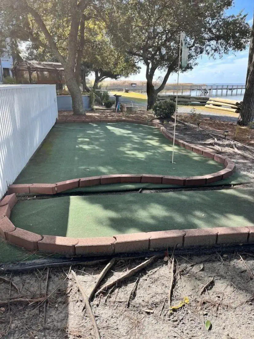 The putting green