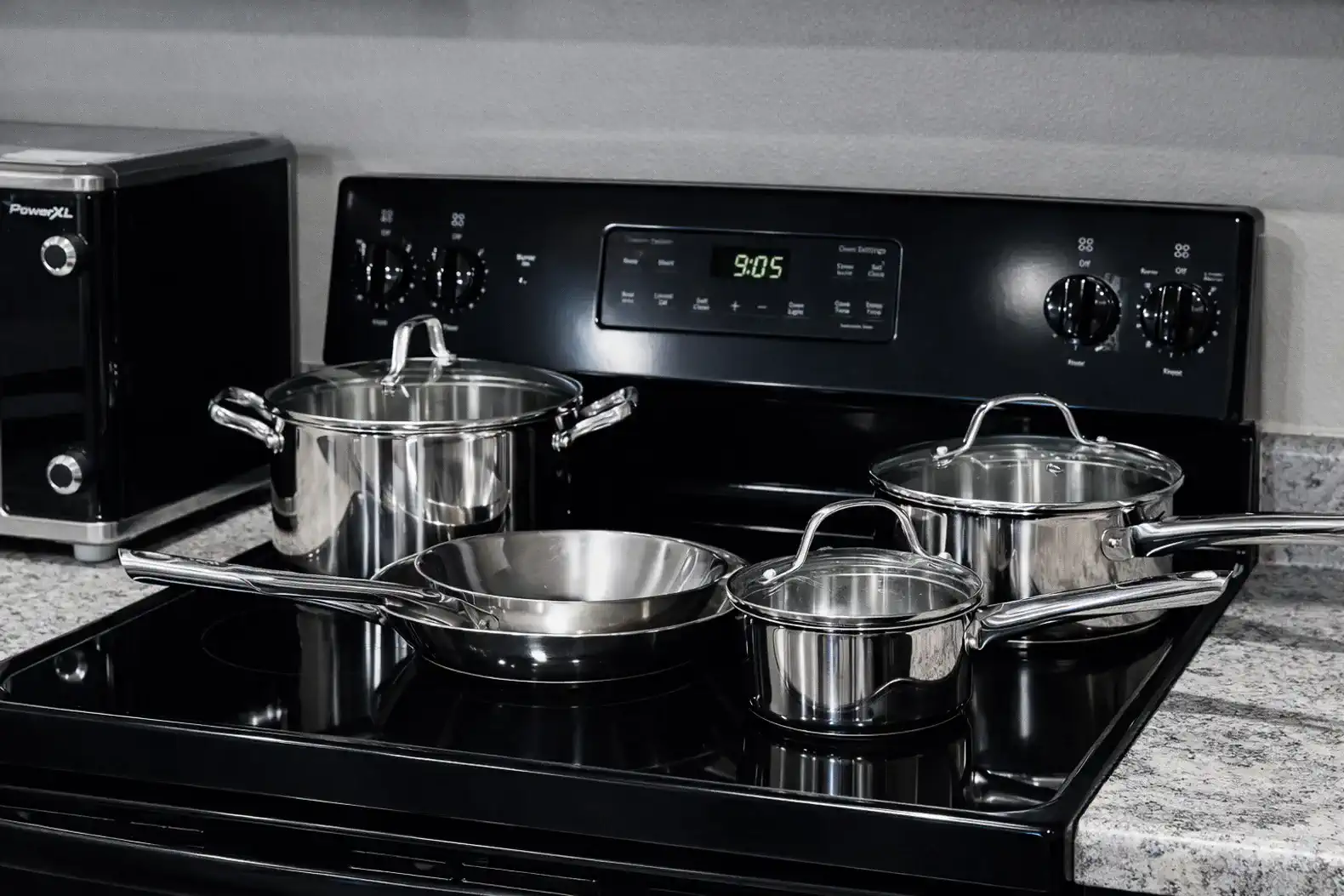 Stainless steel cookware to make cooking a breeze.