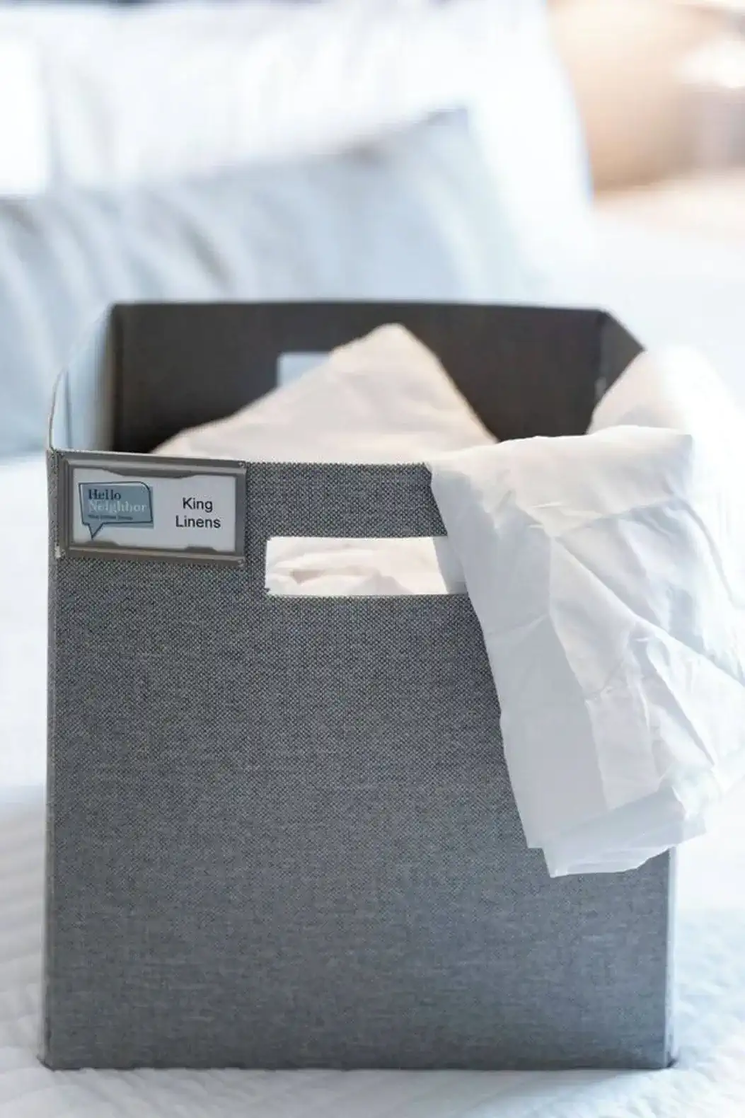 Extra linens are provided and neatly stored for convenience—perfect for longer stays or added comfort, with everything organized and easy to find when you need it.