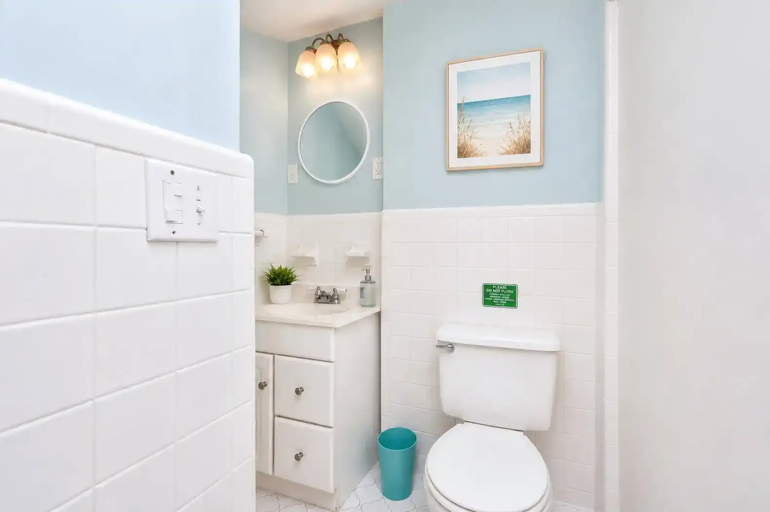Half Bathroom off main living area