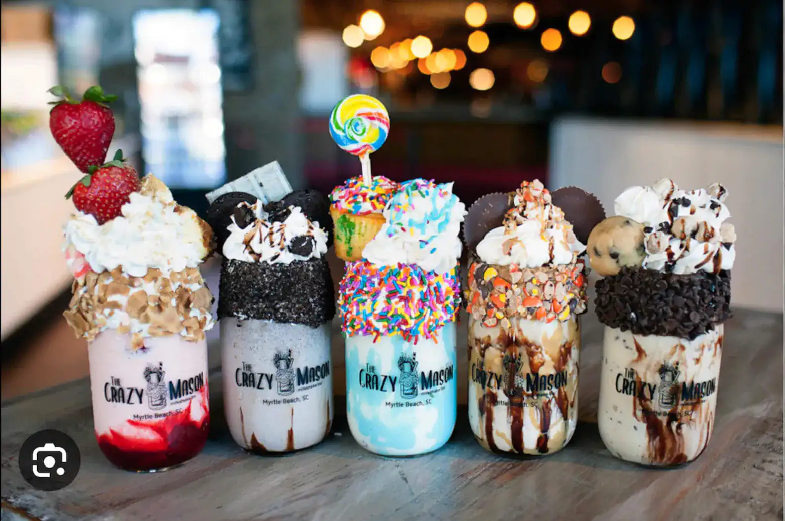 There are tons of ice cream spots to enjoy after a long day at the beach.  Our favorite is the Crazy Masons!