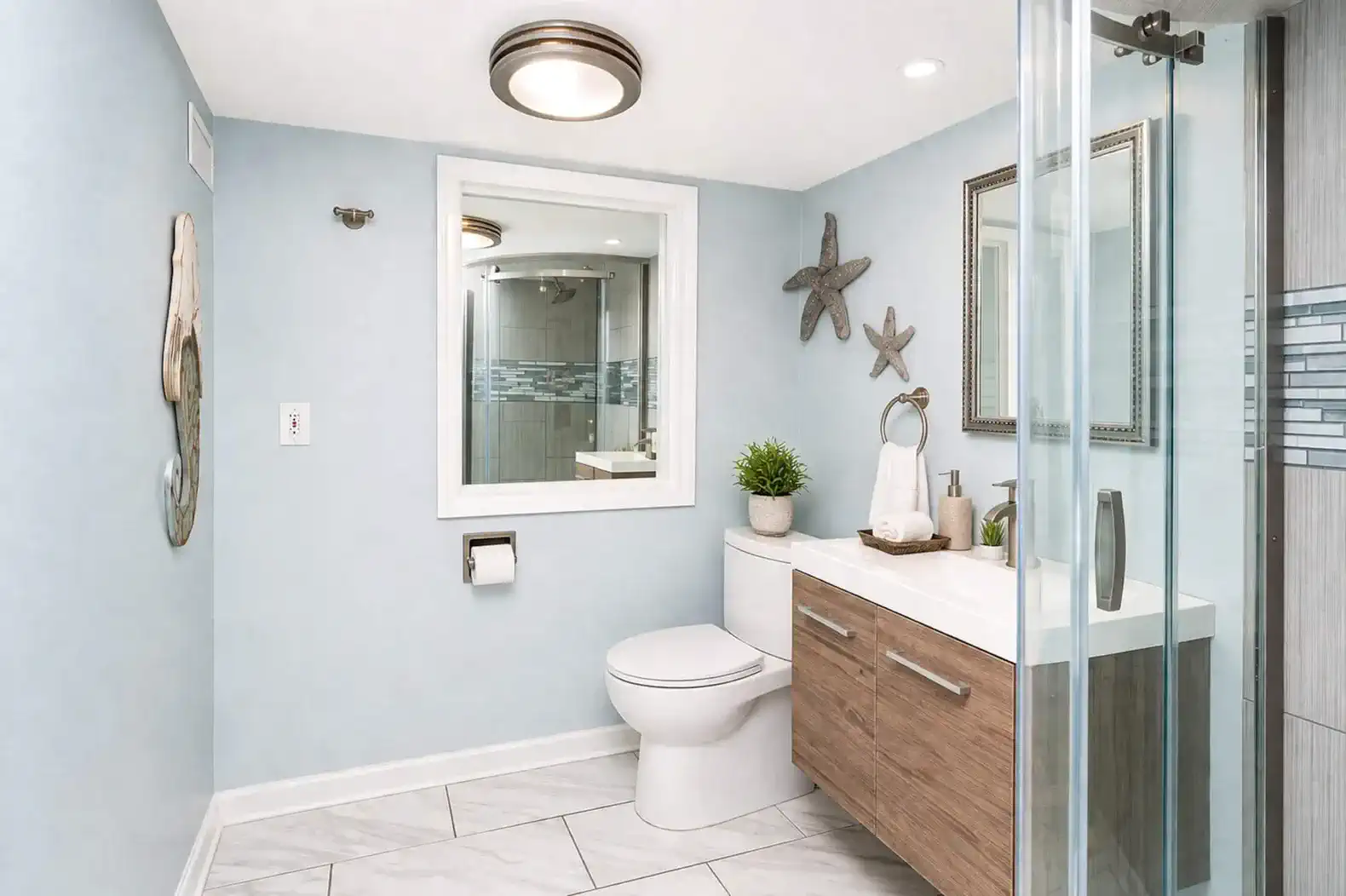 Bathroom on Lower Level with shower
