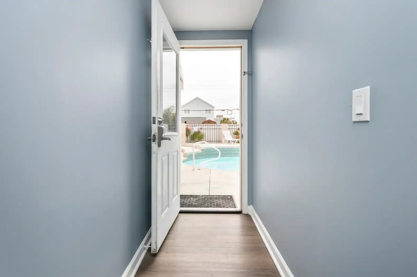 Lower Level door to pool area