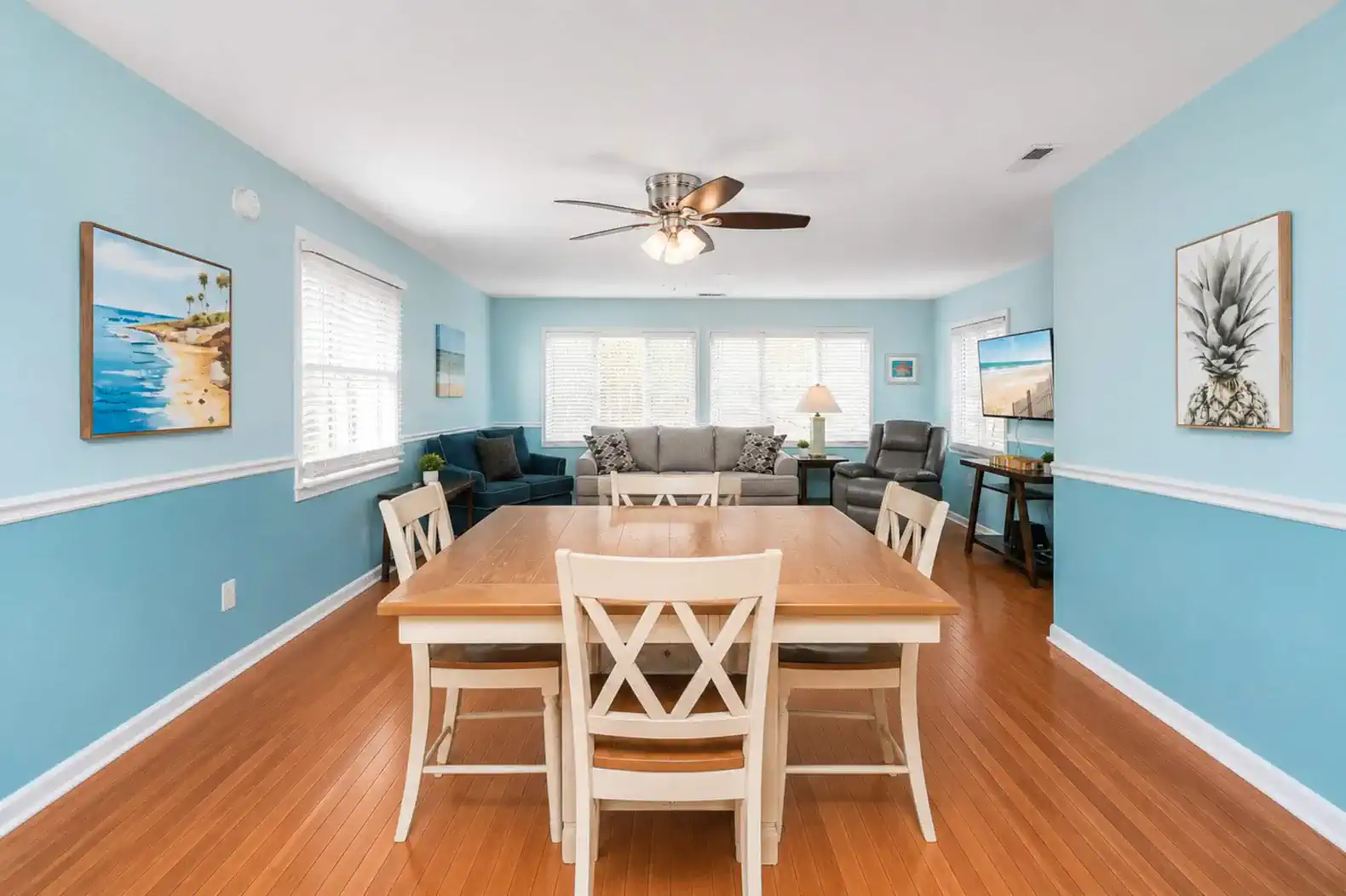 Second Dining Area that overlooks Living Room