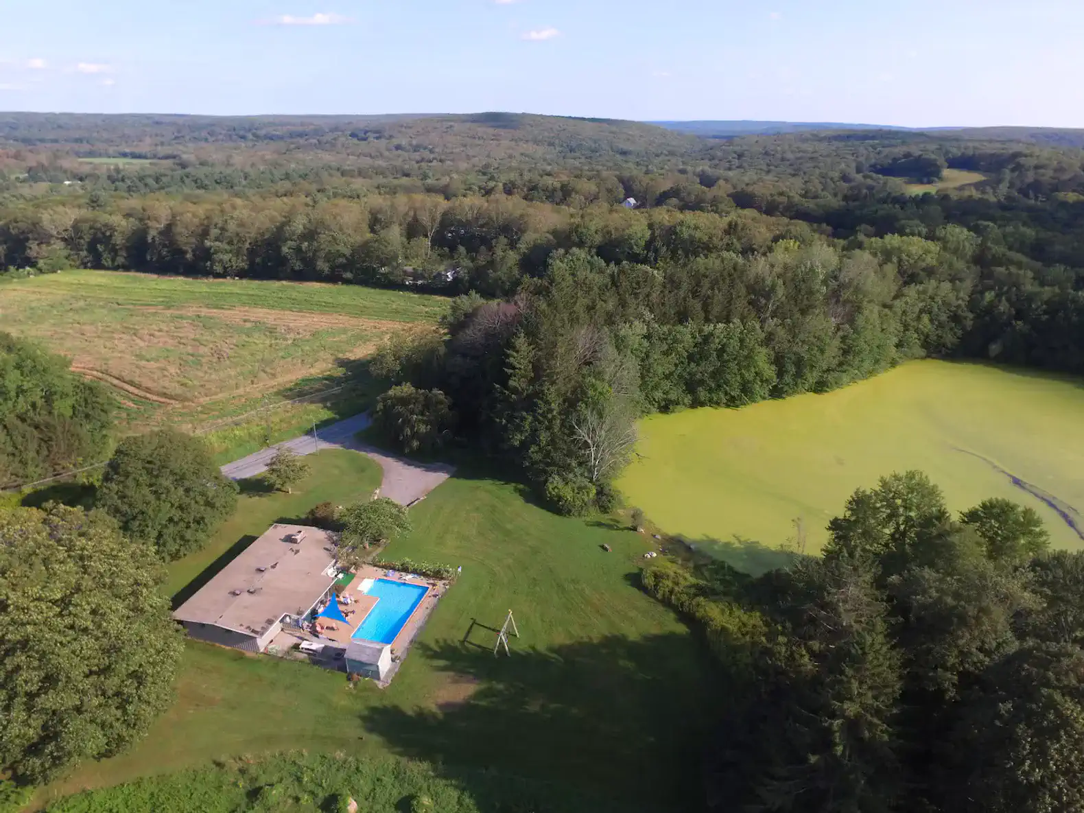 Mid-Century Ranch with Pool & Vineyard Views