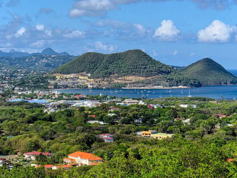 Cap Estate, Rodney Bay and the coast