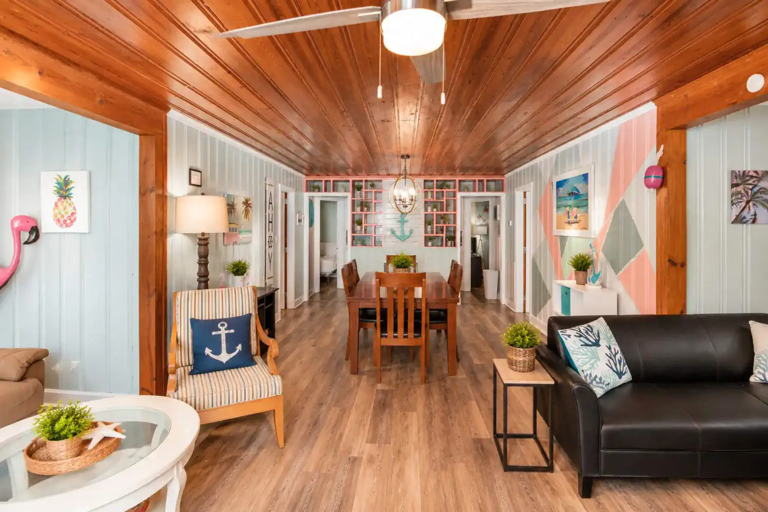 Anchors Down Living Area-Opens to Dining Space