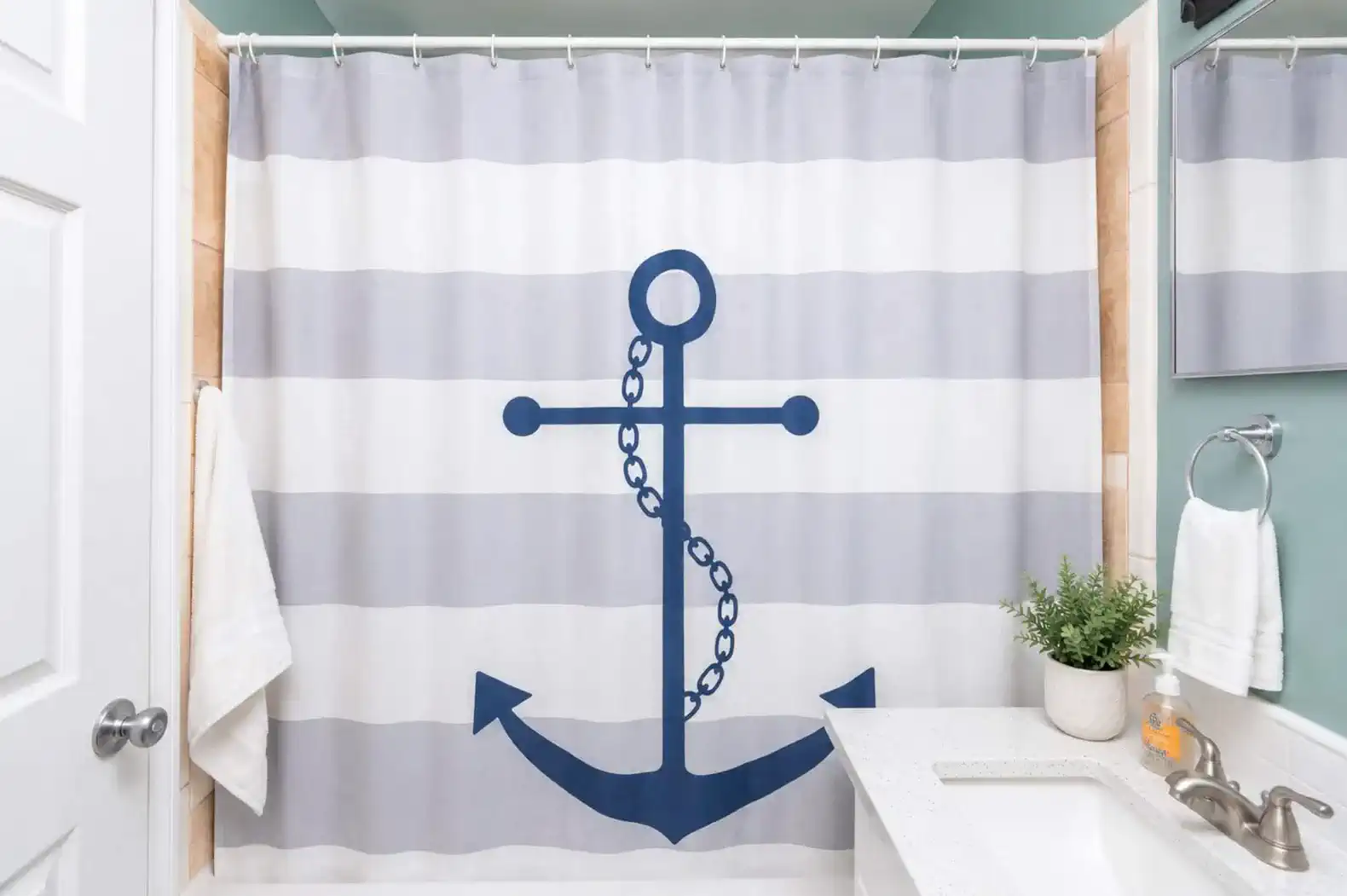 Anchors Up Master Bathroom