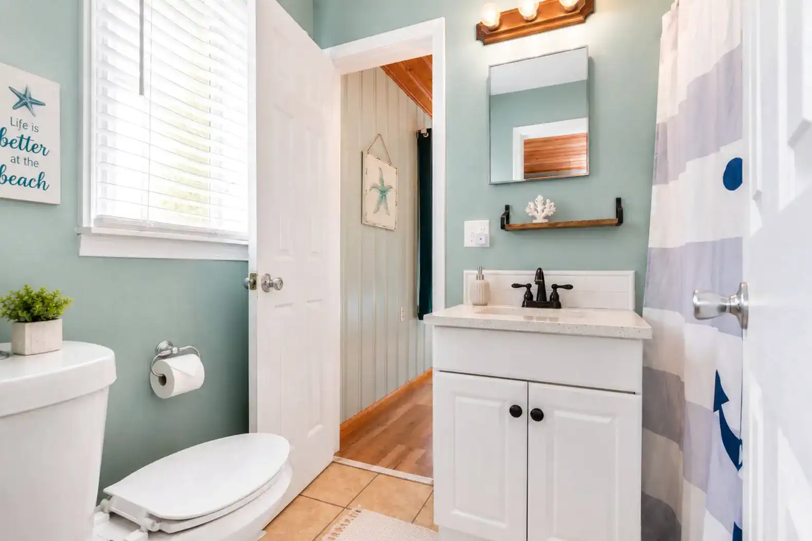 Anchors Down Bathroom