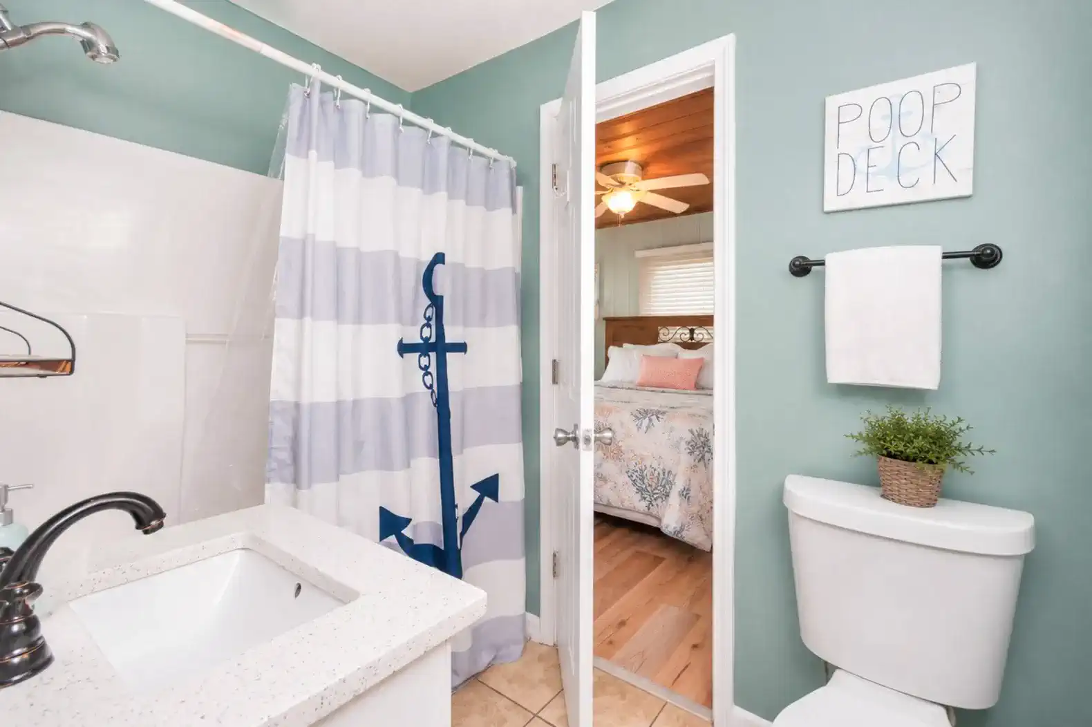 Anchors Down Bathroom
