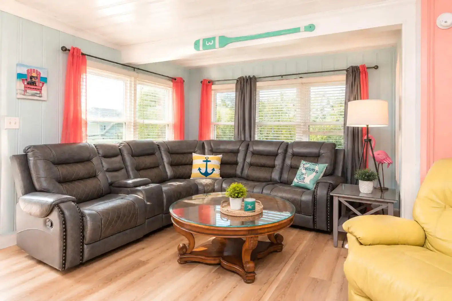 Plenty of seating in the Anchors Up Living Area