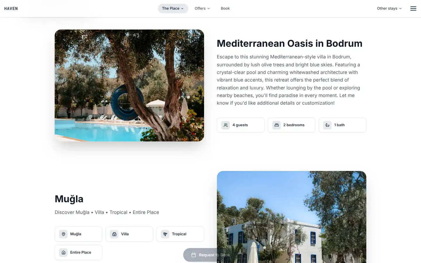 Mediterranean Oasis in Bodrum