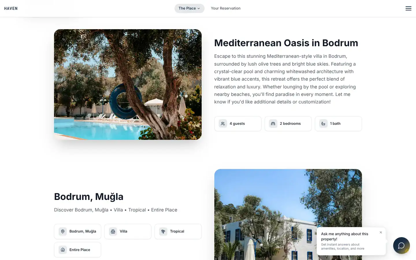 Mediterranean Oasis in Bodrum