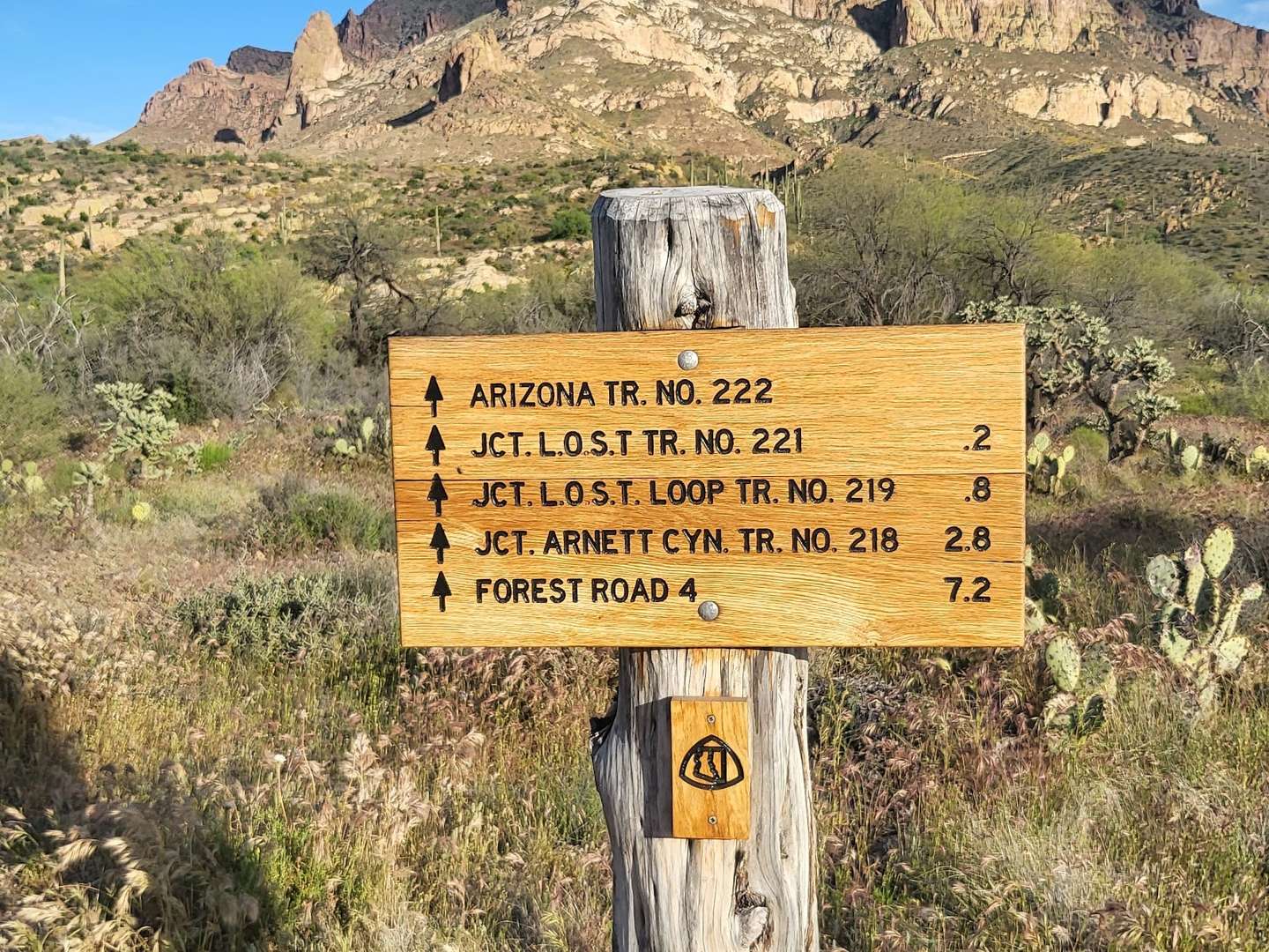 Arizona Trail Pine Trailhead, Pine