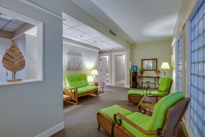 The relaxation lounge