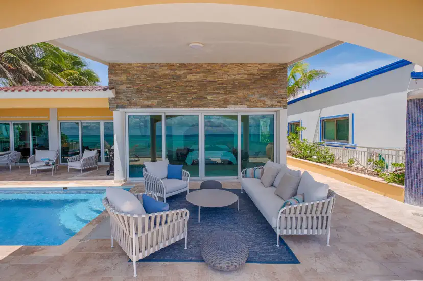 Poolside lounge