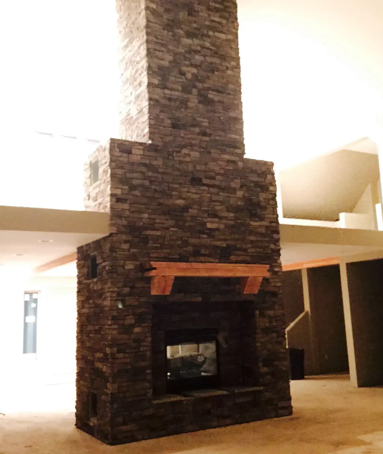 Chimenea de piedra