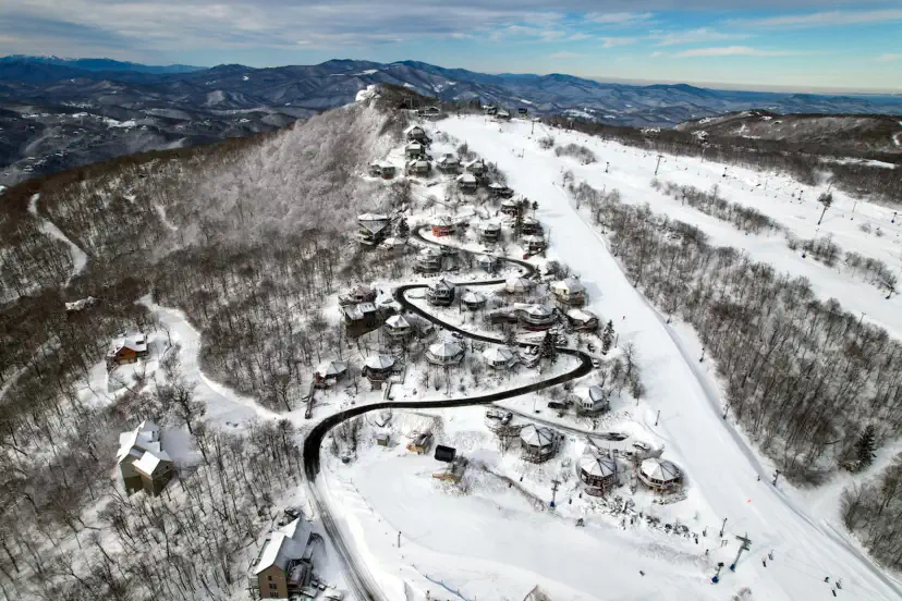 Two miles to the lifts