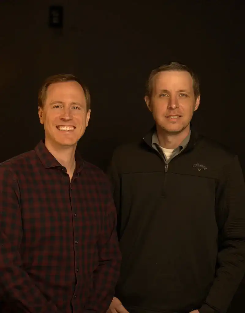Jordan and Ryan, founders of Outlier