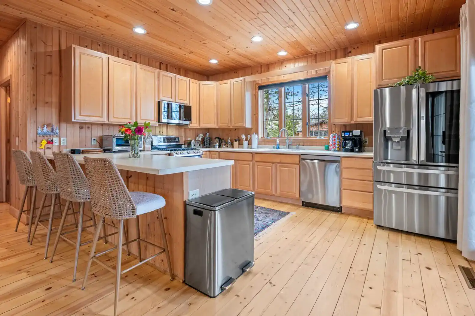 Cook like a pro in our fully equipped kitchen, perfect for preparing family-style meals.