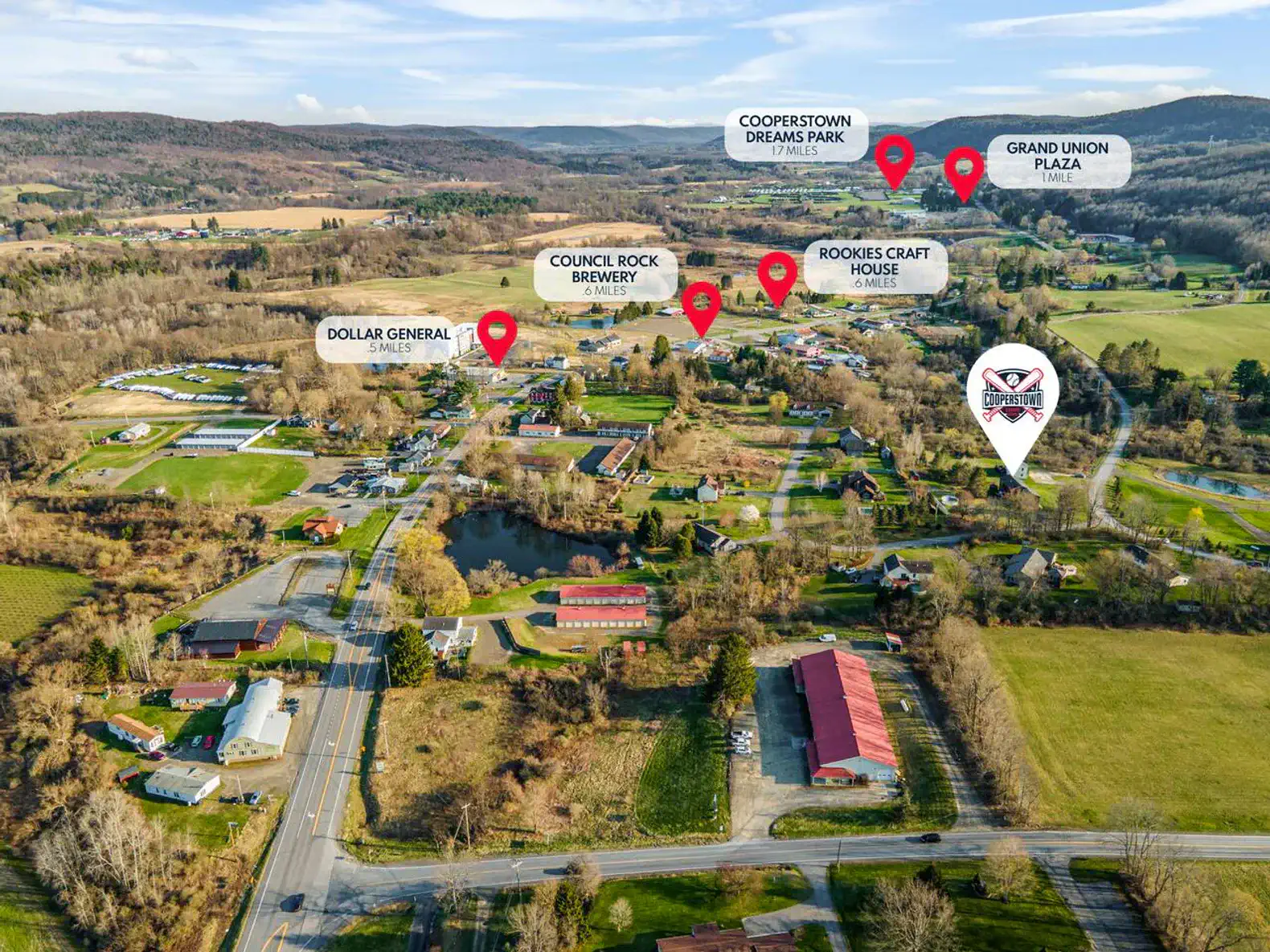 The Cooperstown Dream House < 2 Miles to Dreams Park w/ Hot Tub, Pool, Arcade, 2 Game Rooms
