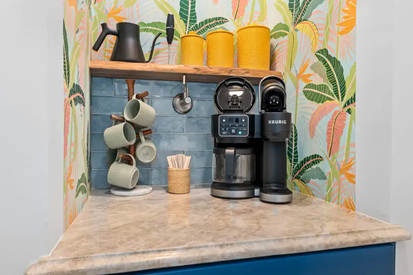 The coffee station