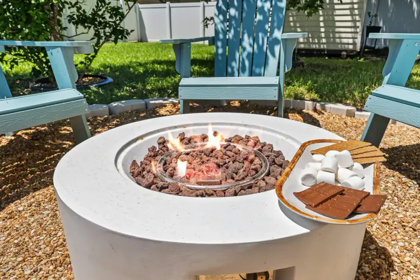 The fire pit