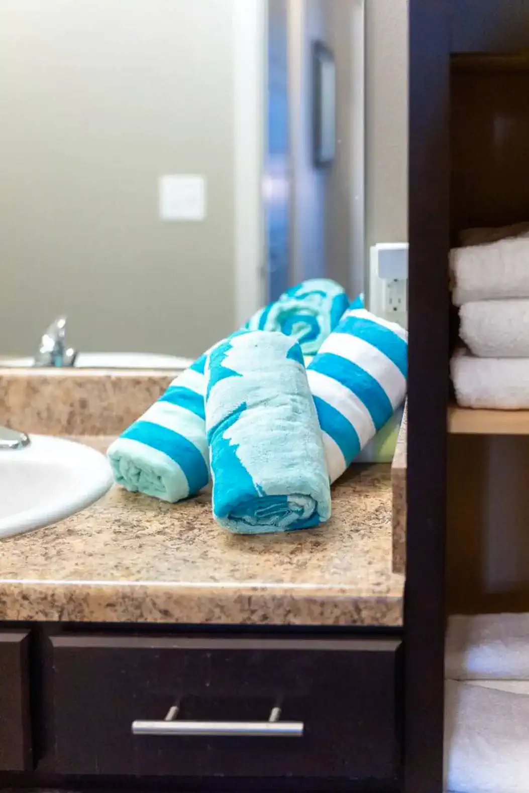 Pool towels provided — grab one before heading out to the pool so you can pack light and relax without extra prep.