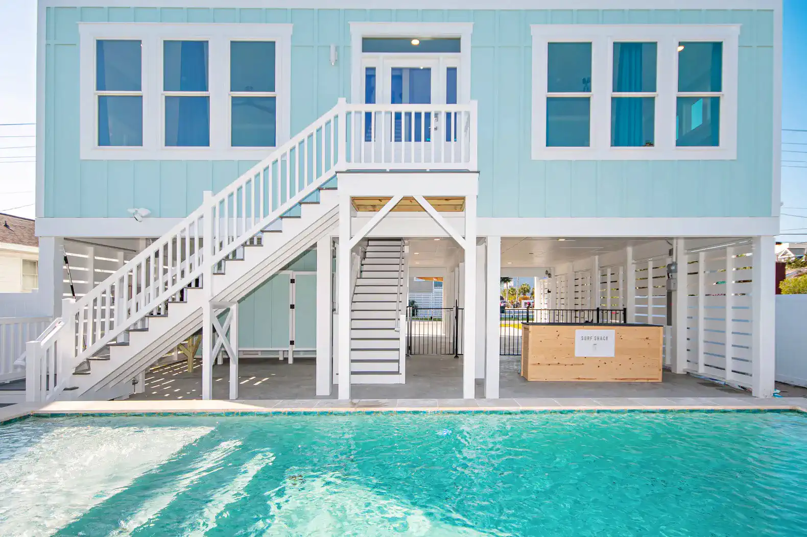 Pool area/Back of house