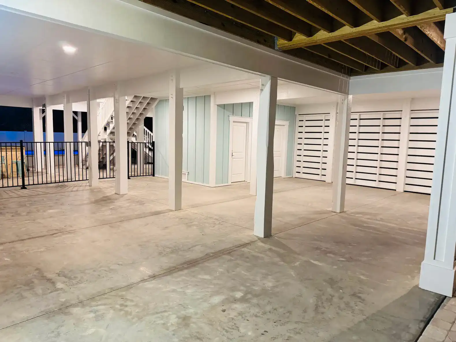 Area under house