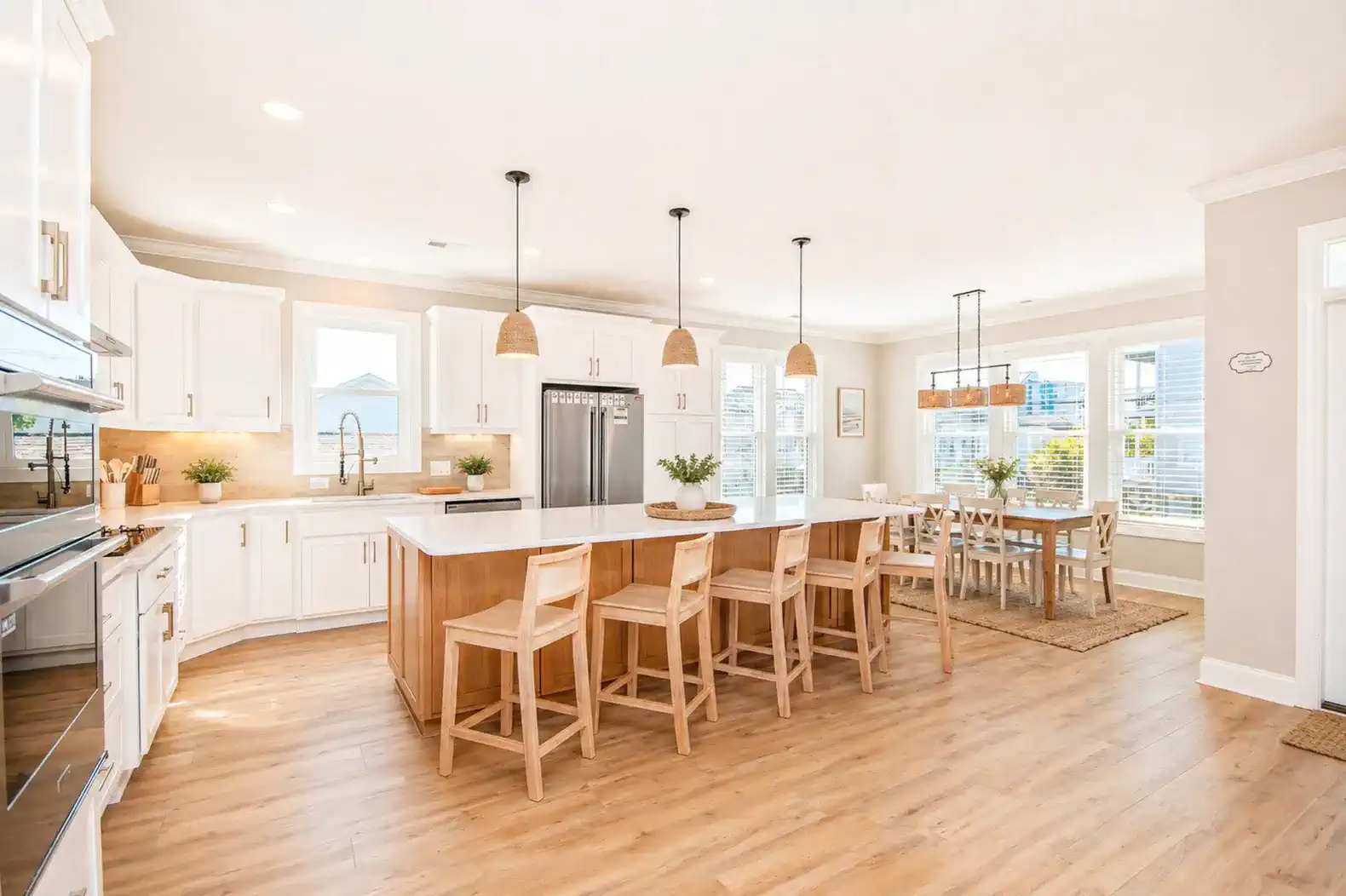 Massive Kitchen area in Lower Level.  Huge kitchen Island.