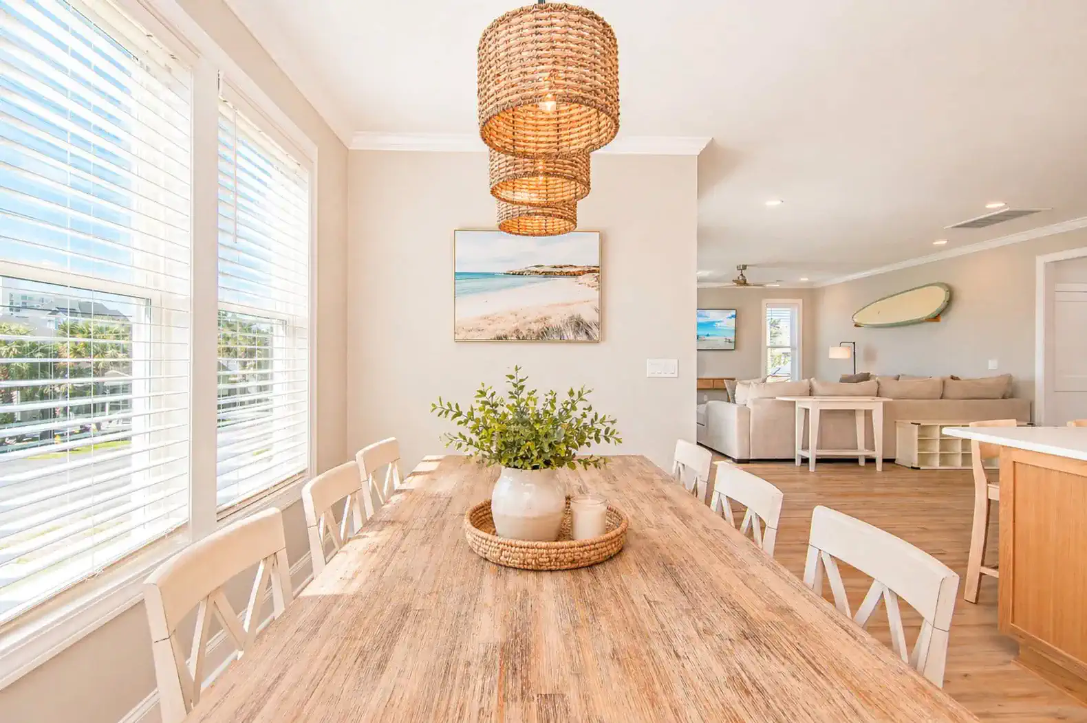 Large Dining Table for 8 Guests